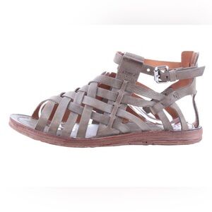 A.S. 98 Nina sandals women’s 36 grey leather strappy VGUC